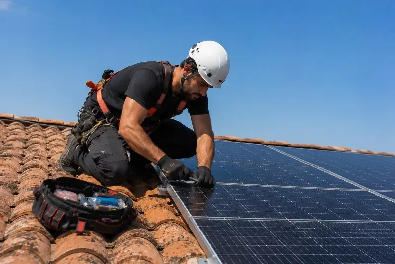 Maintenance et monitoring de panneaux solaires à Laure-Minervois
