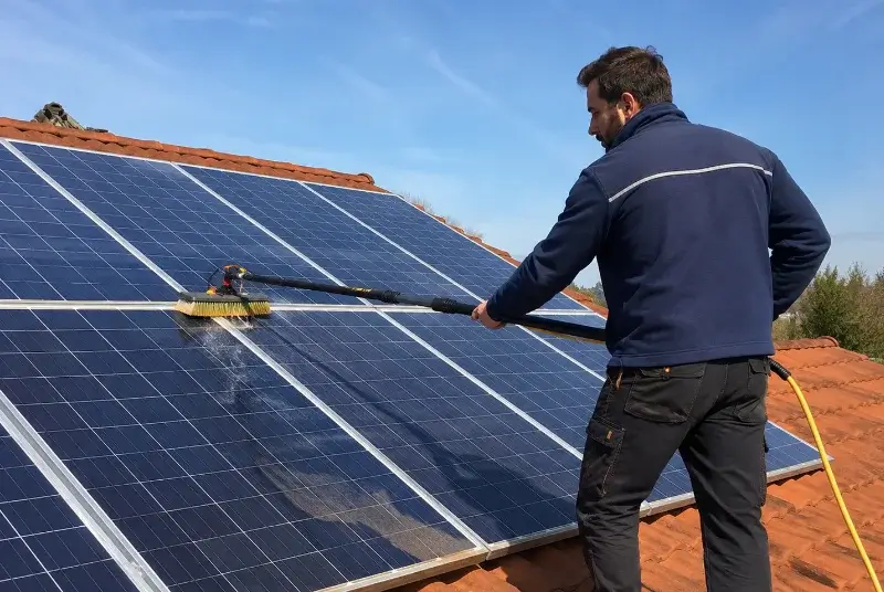 Nettoyage et entretien de panneaux solaires à Laure-Minervois